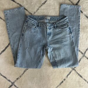 PacSun Light Blue Straight Leg Women's Jeans
